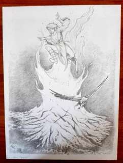 Bono, Fabio | Fabio Bono (De Rode Ridder) - Originele Potloodillustratie - voor Ex-libris Luxe editie album 254 - De vuurproef - Page volante - (2016) | Catawiki