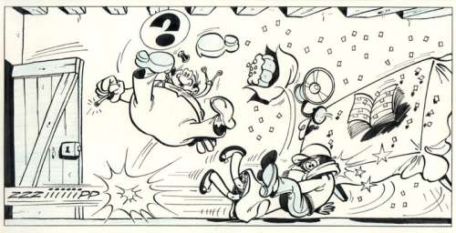 Gotlib (Marcel Gottlieb, 1934 - 2016) | Gotlib - Nanar, Jujube et Piette - Planche originale - LE TIMBRE - (1964) | Catawiki