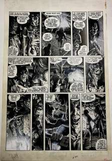 Tim Conrad - savage sword of conan #17 p 44 (stunning bran mak morn action pg! ) 1976