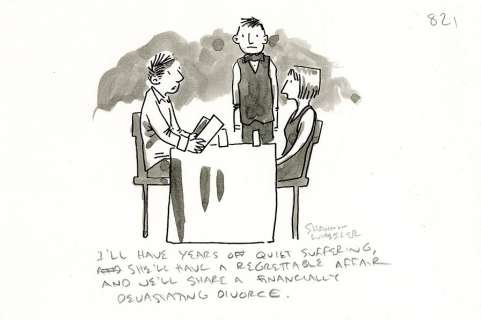 Shannon Wheeler - i thought you would be funnier page gag panel