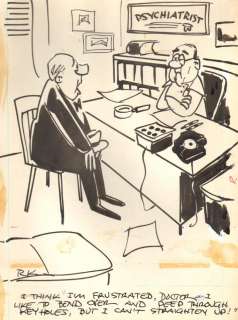 Reamer Keller - psychiatrist gag - 1959 humorama
