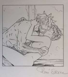 Sterne, René | Sterne, René - Dessin original - Adler T9 - La Force - (2001) | Catawiki