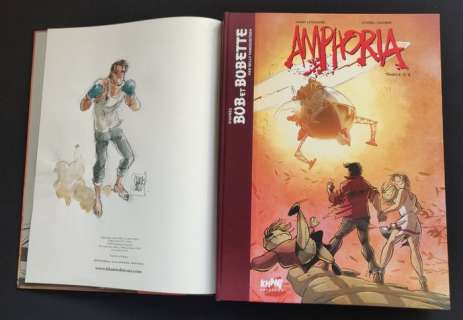 Charel Cambré / Marc Legendre | Amphoria (Bob et Bobette) - Intégrale 2 (Vol. 4-5-6) + dédicace couleur - C - EO - (2020) | Catawiki