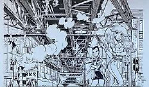 De Lazare, Dragan - Rubine - Très grande couverture originale - couverture jaquette T6 America - (1998)