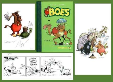 Wil Raymakers, Thijs Wilms | Boes - Luxe editie Boes Integraal deel 9 - Genummerd 31/80 - Met originele strook + ex-libris - Cartonné - EO (2019) | Catawiki