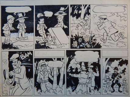 Macherot, Raymond / Tibet | Macherot, Raymond / Tibet - Originele halve pagina - Doctor Finet - (1954) | Catawiki