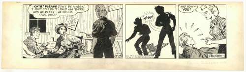 Raeburn Van Buren | Van Buren - ABBIE ’N’ SLATS, Daily Strip (10/29/1947) NO RESERVE! | Russ Cochran