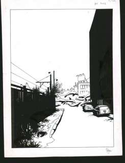 Frank Pé | Frank Pé - Dessin original - Broussaille - Les baleines - (années 1990) | Catawiki