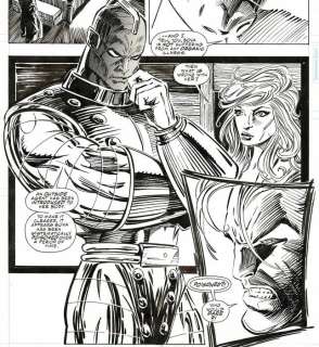 Mike Deodato Jr. Tom Palmer Sr | Mike Deodato Jr - Avengers Vol 1 #381 p13 - Page volante - Exemplaire unique - (1994) | Catawiki