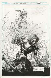 CYBER FORCE/HUNTER KILLER Issue #3 Cover | ComicConnect