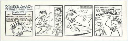 Milt Story | Story - Mr. Doodle, Tryout Daily Strip | Russ Cochran