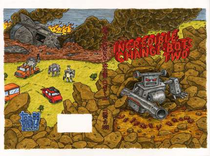 Jeffrey Brown - Incredible Change-Bots 2 Page Cover