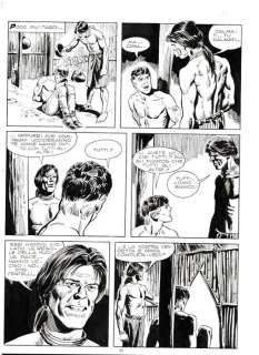 Roberto Diso | Mister No n. 33 - 3x R.Diso - Tavola Originale "Morte nella Foresta" - Page volante - EO - (1978) | Catawiki