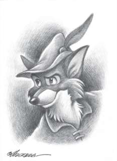 Joan Vizcarra | Robin Hoed - Original Drawing - Joan Vizcarra - Pencil Artwork | Catawiki