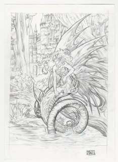 Paolo Martinello | Draghi e Creature Fantastiche - Paolo Martinello - cover originale per collana fantasy - Exemplaire unique - (2009) | Catawiki