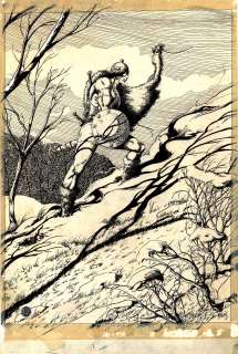 Barry Windsor Smith - the tupenny conan portfolio plate #5 (very rare! ) 1974