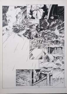 Crisse, Didier | Crisse, Didier - Planche originale - L’Épée de cristal T2 - Le Regard de Wenlok - (1991) | Catawiki