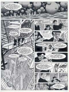 Andreas - Rork - Capricorne Encre de Chine et trame pour la planche 7 de