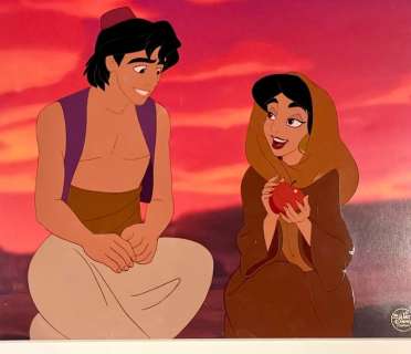 Walt Disney | Aladdin - Aladdin â€žSunset Romanceâ€œ Limited Edition 145/500 - (1992) | Catawiki