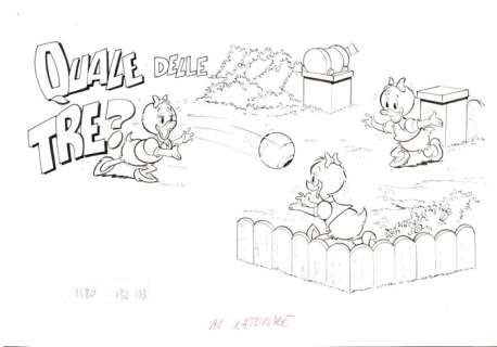 Giancarlo Gatti | Topolino - 5x G.Gatti - Tavole Originali Disney editoriali anni ’60/70 quasi tutte siglate - Page volante - EO - (1968/1974) | Catawiki