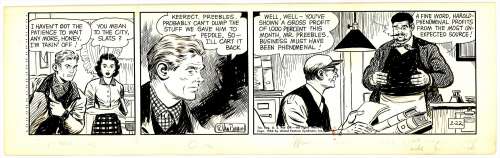 Raeburn Van Buren | Van Buren - ABBIE an’ SLATS, Daily (02/22/1962) | Russ Cochran