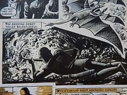 Kearon, Ted | Kearon, Ted - Originele pagina - Archie, de man van Staal - Robot Archie and the curse of Dragon’s Island - (1964) | Catawiki