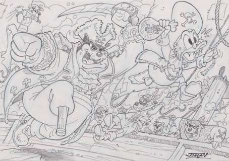 Julian Jordan | Disney DuckTales - Uncle Scrooge & The Pirate Boarding | Catawiki