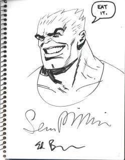 Sean Phillips Ed Brubaker - sean phillips genocide (sleeper) sketch page sketch