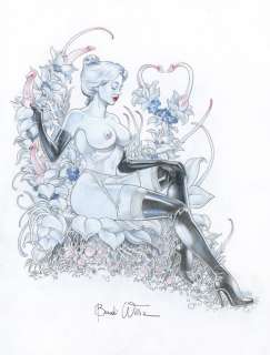 William Bondi | Angelica - W. Bondi - original artwork - Page volante - Exemplaire unique | Catawiki