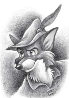 Joan Vizcarra | Robin Hood Portrait - Fine Art Giclée - Joan Vizcarra - Hand Signed - EO | Catawiki