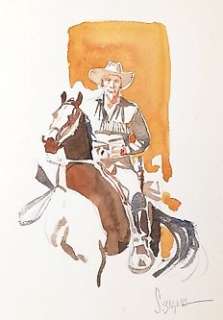 Stefano Biglia - Tex - Stefano Biglia Illustrazione Originale Kit Carson Firmata - Page volante - Exemplaire unique