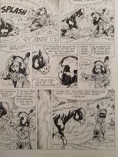 Derib | Derib - Planche originale - Yakari T39 - Le Jour du silence - Expo BD Boum Blois - (2016) | Catawiki