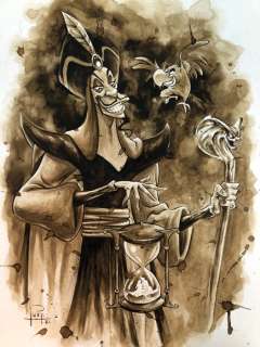 Juapi Coffee Artist | Original Coffee Painting - JAFAR (Aladdin) (2021) | Catawiki