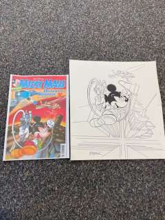 Ray Nicholson | Mickey Magazine - Original Disney Micky Maus ink drawing ~Ray Nicholson~ - Exemplaire unique | Catawiki