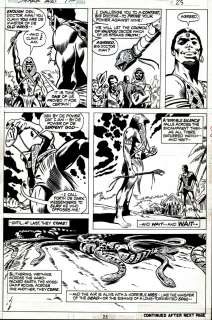 Dan Adkins Gene Colan - strange tales #170 p 25 (brother voodoo battles damballah! ) 1973