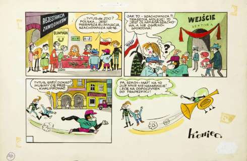 Henryk Jerzy Chmielewski (b. 1923) "Tytus, Romek i