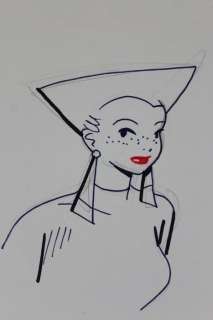 Yves Chaland | Yves Chaland - Opdrachttekening / Dédicace - Op losse A4 - personage uit "Adolphus Claar" | Catawiki