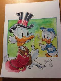 Alessandro Gottardo | Donald Duck - â€œUna moneta per Quoâ€ - Page volante - Exemplaire unique - (2018/2018) | Catawiki