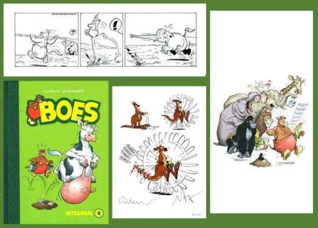 Wil Raymakers, Thijs Wilms | Boes - Luxe editie Boes Integraal deel 4 - Genummerd 68/80 - Met originele strook + ex-libris - Cartonné - EO (2017) | Catawiki