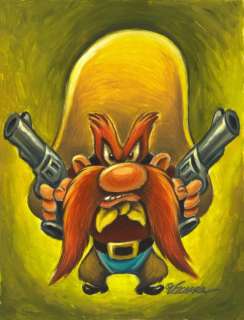 Joan Vizcarra | Yosemite Sam [Looney Tunes] - Original Painting - Joan Vizcarra - Acrylic Artwork | Catawiki