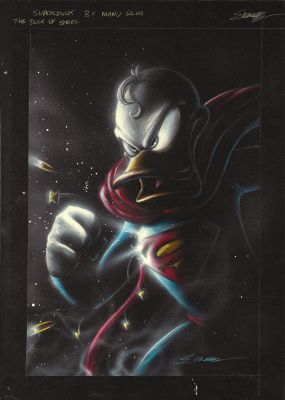 Superduck: The Duck of Steel [Commission] (Manu Silva) | Clan McDonald Comics