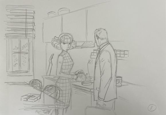 DESSIN ORIGINAL DE CYRIL BONIN POUR "KARL" - VISUEL N°5 | Pulp’s