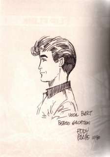 Eddy Paape / Charlier | Flip Flink 1 - Als reporter de wereld rond + Opdrachttekening van Eddy Paape - Broché - Réédition - (1980) | Catawiki