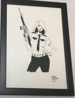 Bedoeul, Fabien | Bedoeul, Fabien - Dessin original - Valhalla Hotel - Betty - (2021) | Catawiki