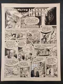 Carlo Peroni | Carlo Peroni - Il Gabinetto del Dott. Horror: Frankenstein - Page volante - EO - (1970) | Catawiki