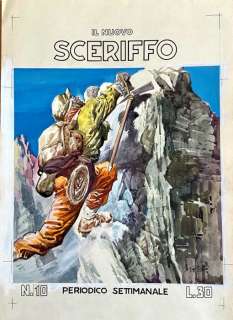 Ferdinando Tacconi | Ferdinando Tacconi - Il nuovo sceriffo copertina originale - Page volante | Catawiki