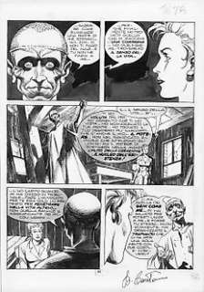 Giampiero Casertano - Dylan Dog 80 - tavola originale "Il cervello di Killex" di Giampiero Casertano - Page volante - Exemplaire unique - (1993)