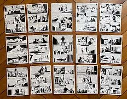 Giordan - Giordan, Raoul / Robert - 48x Planche originale remontée - Vigor T2 - Atoll X - (1952)