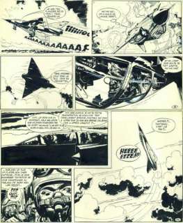 Jijé - Tanguy et Laverdure - Lieutenant Double-Bang Encre de Chine pour la