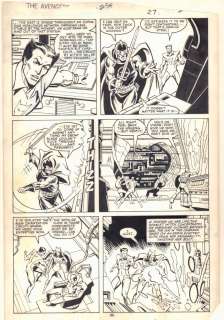 Bob Hall, Joe Delbeato, Joe Rubinstein - Avengers #254 p. 20 - wonder man, starfox, scarlet witch, black knight, captain america, & hercules save vision - 1985